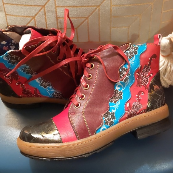 NWT Fashion Lace-up Ankle Boots *read description* - Picture 4 of 5